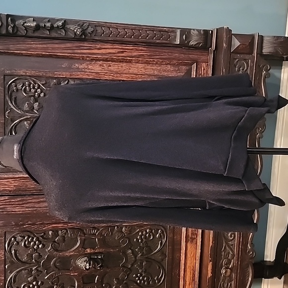 Zenobia black open front cardigan - Picture 3 of 5